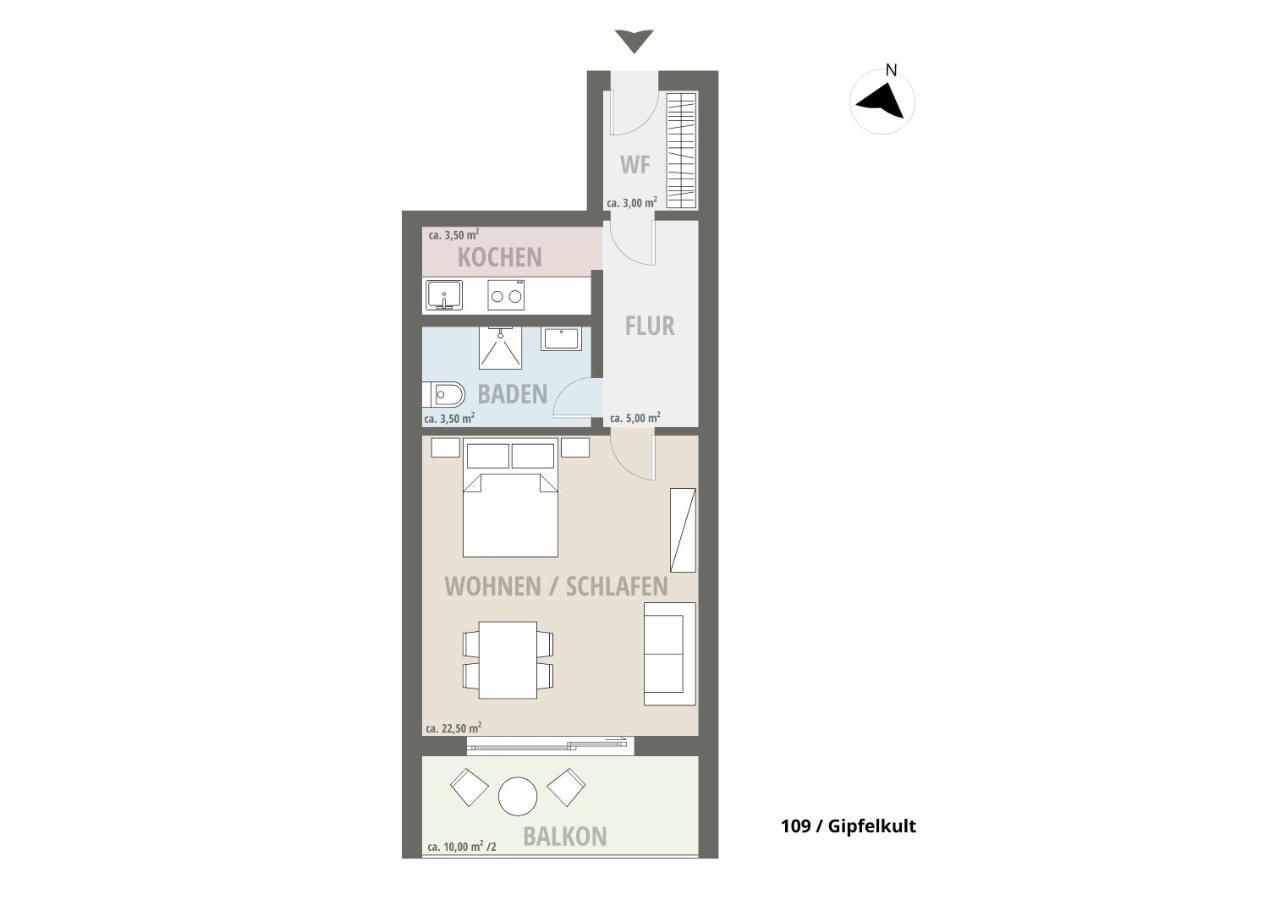 Kult Apartment - Gipfelkult Oberstdorf Exterior photo